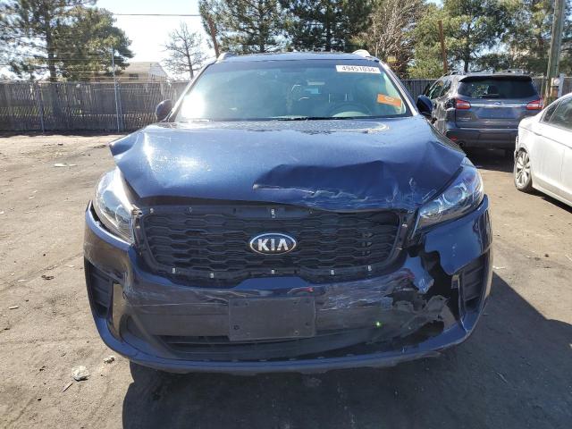 5XYPGDA30KG551021 - 2019 KIA SORENTO L BLUE photo 5