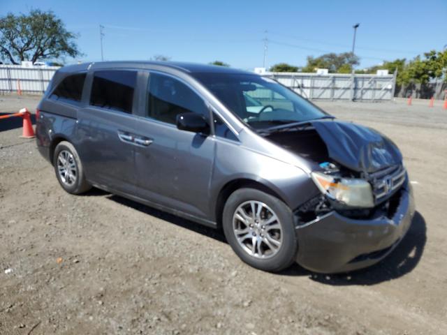 5FNRL5H68DB036207 - 2013 HONDA ODYSSEY EXL GRAY photo 4