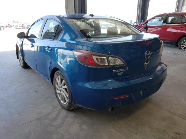 JM1BL1W78C1616019 - 2012 MAZDA 3 I BLUE photo 3