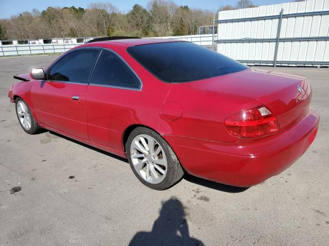 19UYA42791A037191 - 2001 ACURA 3.2CL TYPE-S RED photo 2