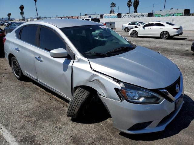 3N1AB7AP2HL659167 - 2017 NISSAN SENTRA S SILVER photo 4