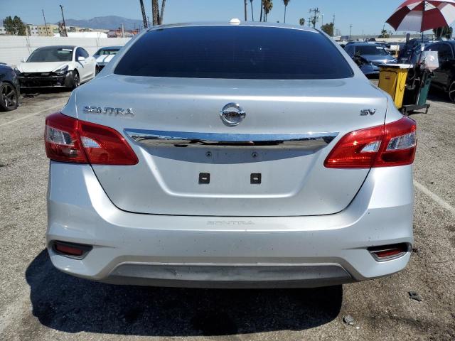 3N1AB7AP2HL659167 - 2017 NISSAN SENTRA S SILVER photo 6