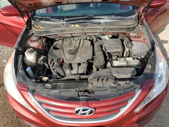 5NPEB4AC2EH863022 - 2014 HYUNDAI SONATA GLS RED photo 11