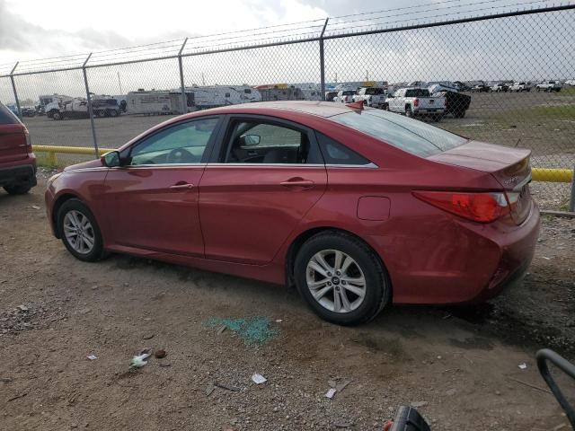 5NPEB4AC2EH863022 - 2014 HYUNDAI SONATA GLS RED photo 2