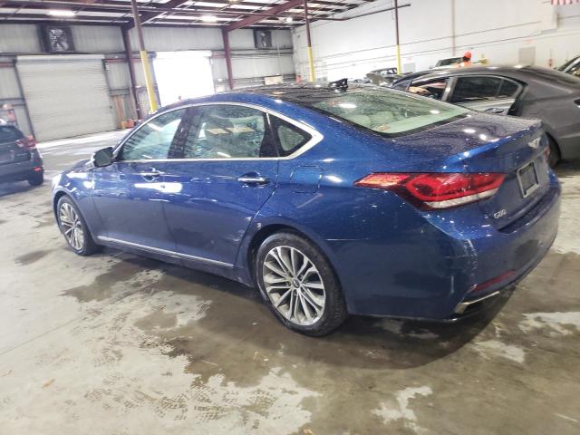 KMHGN4JE0HU177777 - 2017 GENESIS G80 BASE BLUE photo 2