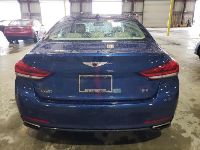 KMHGN4JE0HU177777 - 2017 GENESIS G80 BASE BLUE photo 6