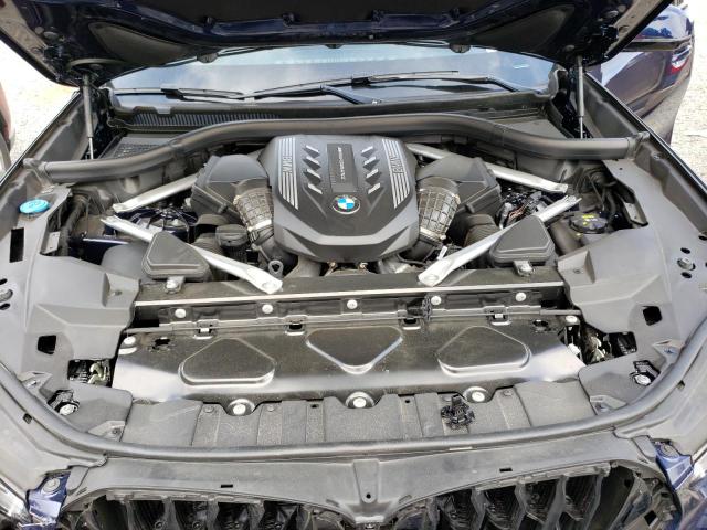 5UXCY8C02P9P76165 - 2023 BMW X6 M50I BLUE photo 12