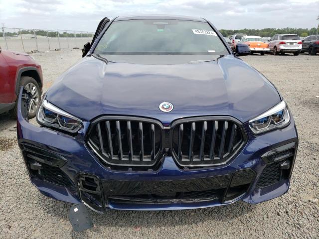 5UXCY8C02P9P76165 - 2023 BMW X6 M50I BLUE photo 5