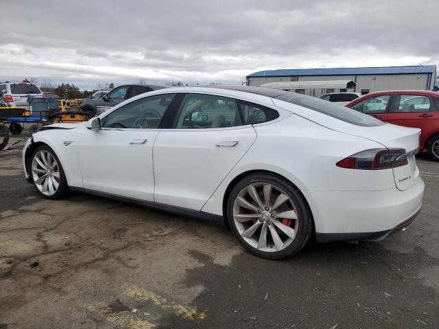 5YJSA1H17EFP29470 - 2014 TESLA MODEL S თეთრი ფოტო 2