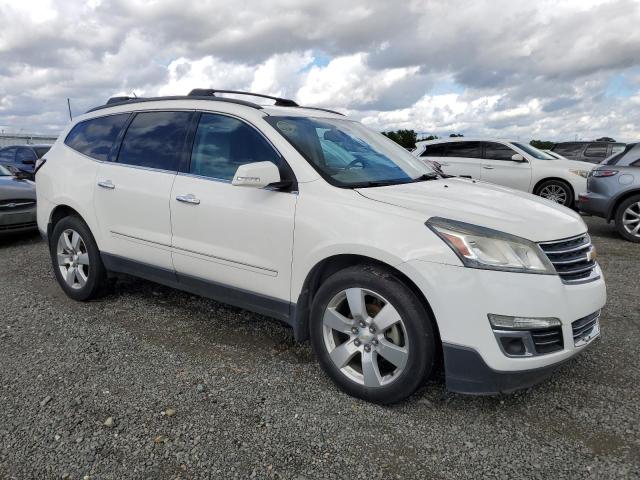 1GNKVJKD2EJ163760 - 2014 CHEVROLET TRAVERSE LTZ WHITE photo 4