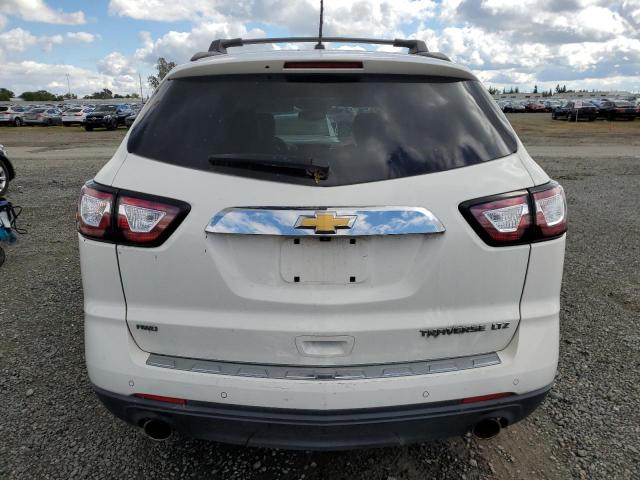 1GNKVJKD2EJ163760 - 2014 CHEVROLET TRAVERSE LTZ WHITE photo 6