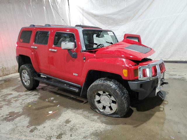 5GTDN13E278230398 - 2007 HUMMER H3 RED photo 4