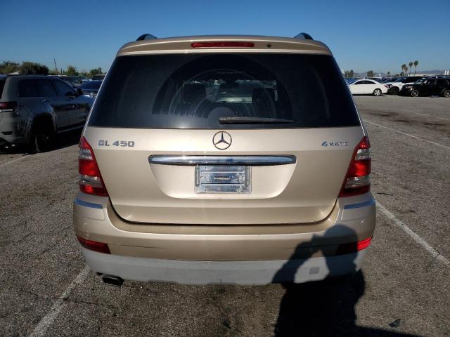 4JGBF71E57A137431 - 2007 MERCEDES-BENZ GL 450 4MATIC GOLD photo 6