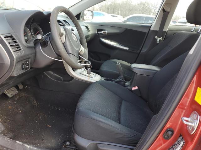 2T1BU4EE2AC471387 - 2010 TOYOTA COROLLA BASE წითელი ფოტო 7