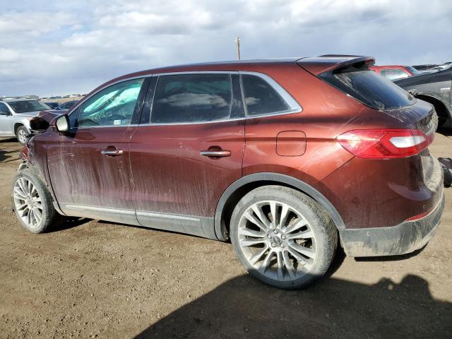 2LMTJ8LP4GBL66621 - 2016 LINCOLN MKX RESERVE BROWN photo 2