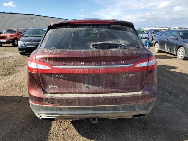 2LMTJ8LP4GBL66621 - 2016 LINCOLN MKX RESERVE BROWN photo 6