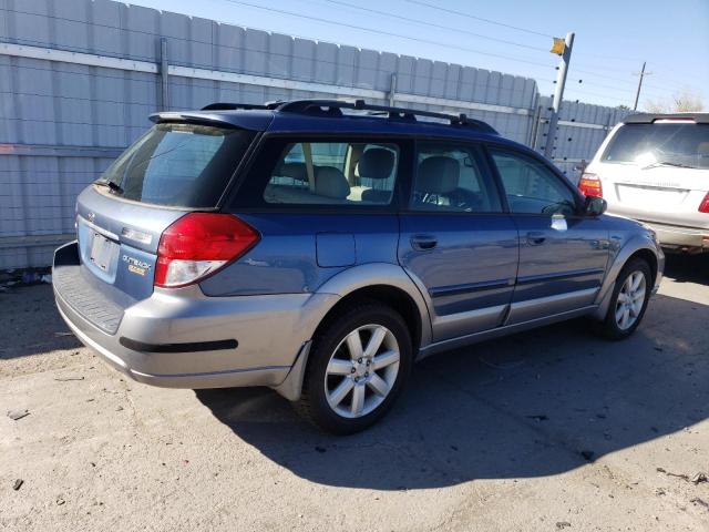 4S4BP62C187341694 - 2008 SUBARU OUTBACK 2.5I LIMITED BLUE photo 3