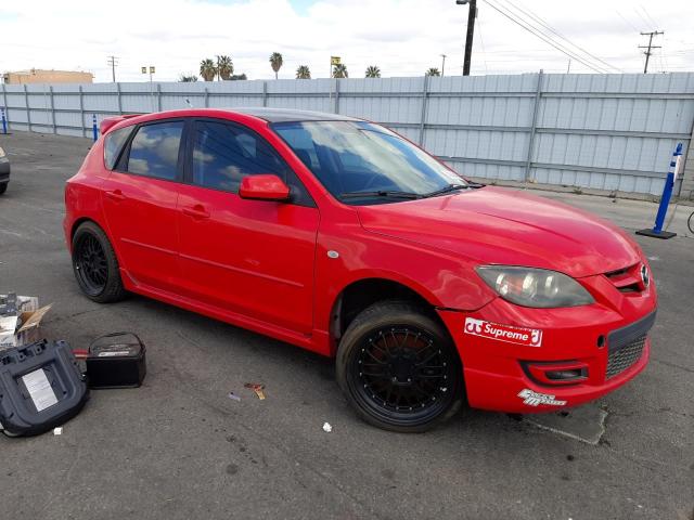 JM1BK34L991226375 - 2009 MAZDA SPEED 3 RED photo 4