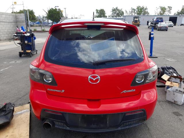 JM1BK34L991226375 - 2009 MAZDA SPEED 3 RED photo 6