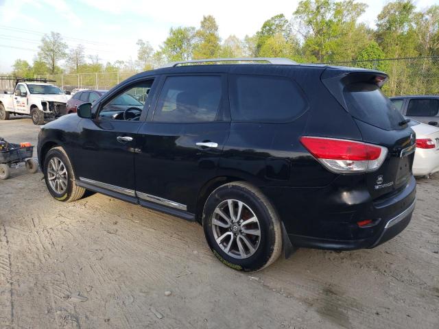 5N1AR2MM9DC664526 - 2013 NISSAN PATHFINDER S BLACK photo 2