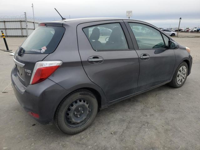 VNKKTUD39EA007338 - 2014 TOYOTA YARIS GRAY photo 3