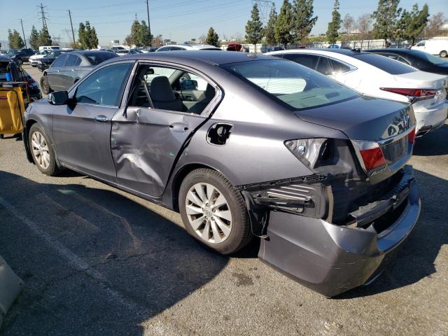 1HGCR3F80EA023234 - 2014 HONDA ACCORD EXL GRAY photo 2