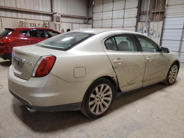 1LNHL9DR2AG609599 - 2010 LINCOLN MKS TAN photo 3