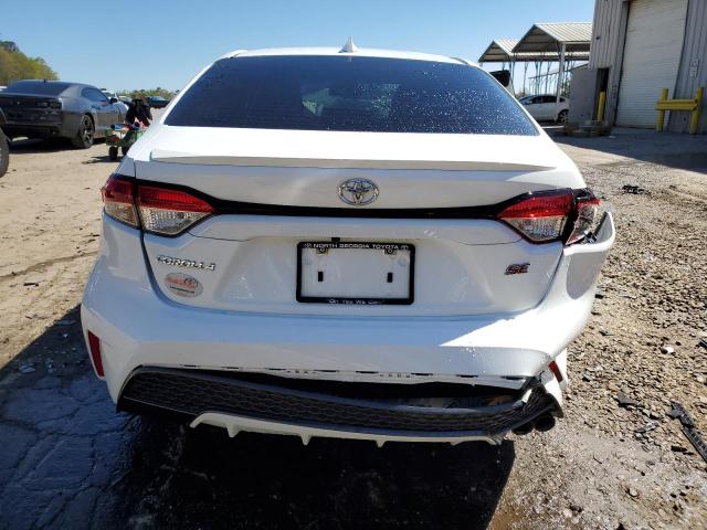 JTDS4MCE3MJ066845 - 2021 TOYOTA COROLLA SE WHITE photo 6