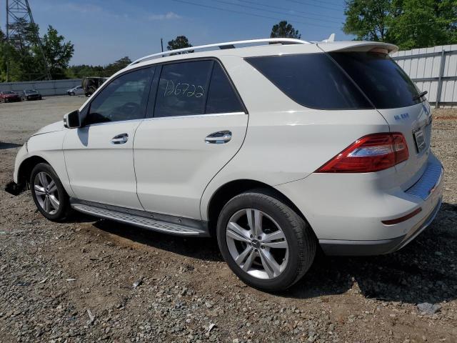 4JGDA5HB5DA243994 - 2013 MERCEDES-BENZ ML 350 4MATIC WHITE photo 2