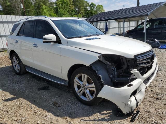 4JGDA5HB5DA243994 - 2013 MERCEDES-BENZ ML 350 4MATIC WHITE photo 4