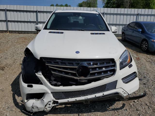 4JGDA5HB5DA243994 - 2013 MERCEDES-BENZ ML 350 4MATIC WHITE photo 5