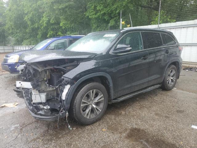 5TDJKRFH7GS322092 - 2016 TOYOTA HIGHLANDER XLE أسود صورة 1