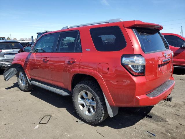 JTEBU5JR7G5342108 - 2016 TOYOTA 4RUNNER SR5/SR5 PREMIUM RED photo 2