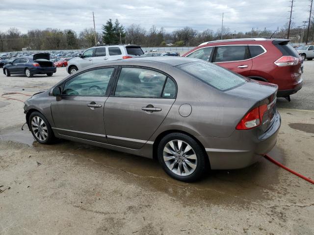 19XFA16979E017563 - 2009 HONDA CIVIC EXL GRAY photo 2