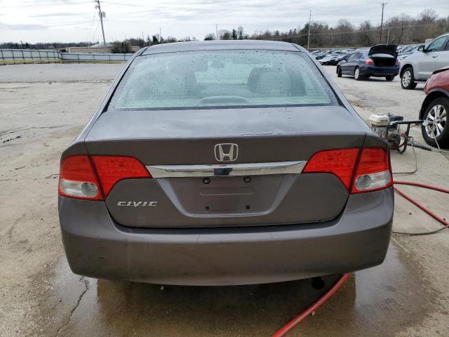 19XFA16979E017563 - 2009 HONDA CIVIC EXL GRAY photo 6