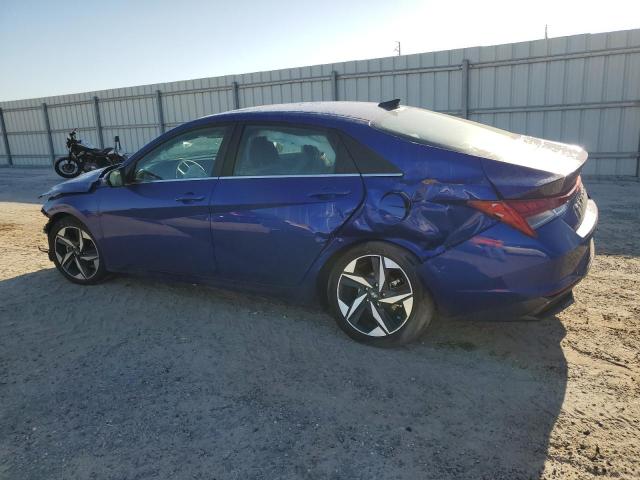 KMHLN4AJ6PU033385 - 2023 HYUNDAI ELANTRA LIMITED BLUE photo 2