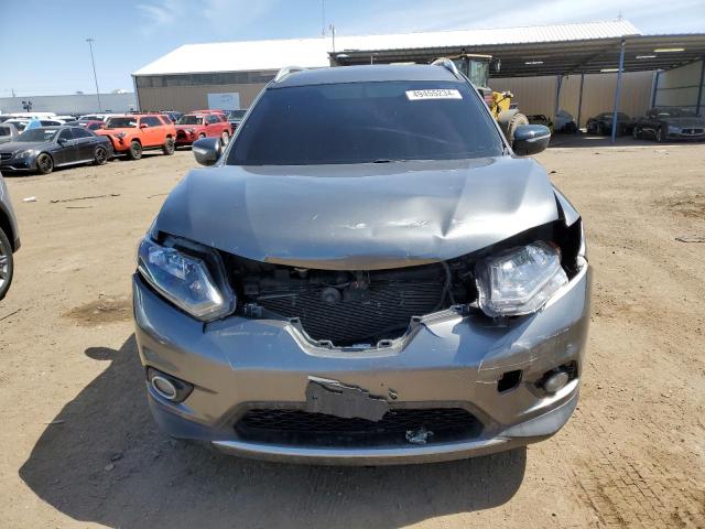 5N1AT2MV5FC826634 - 2015 NISSAN ROGUE S GRAY photo 5