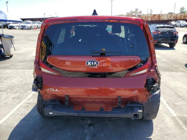 KNDJ23AU6L7013445 - 2020 KIA SOUL LX ORANGE photo 6