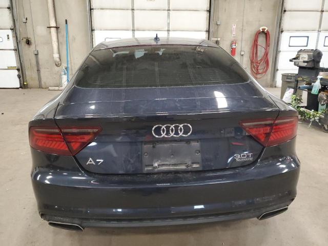 WAU2GAFC0GN163589 - 2016 AUDI A7 PRESTIGE BLUE photo 6