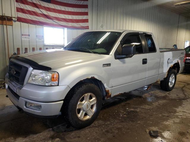 1FTRX14W75NA48838 - 2005 FORD F150 SILVER photo 1