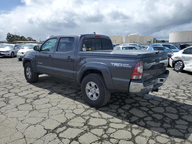 3TMLU4EN8CM084373 - 2012 TOYOTA TACOMA DOUBLE CAB GRAY photo 2