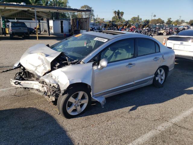 1HGFA16806L127043 - 2006 HONDA CIVIC EX SILVER photo 1