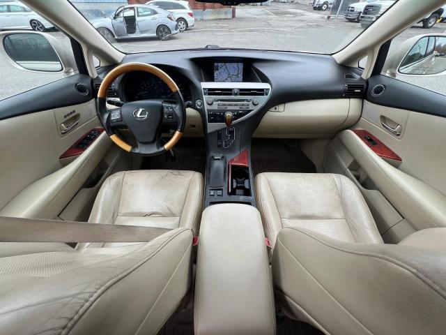 2T2ZK1BA9CC086430 - 2012 LEXUS RX 350 TAN photo 9