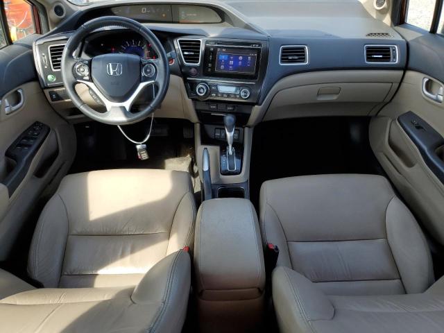 19XFB2F94EE260034 - 2014 HONDA CIVIC EXL ბურგუნდია ფოტო 8