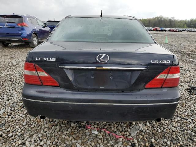 JTHBN36F540127175 - 2004 LEXUS LS 430 BLUE photo 6