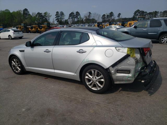 5XXGN4A77DG154275 - 2013 KIA OPTIMA EX SILVER photo 2