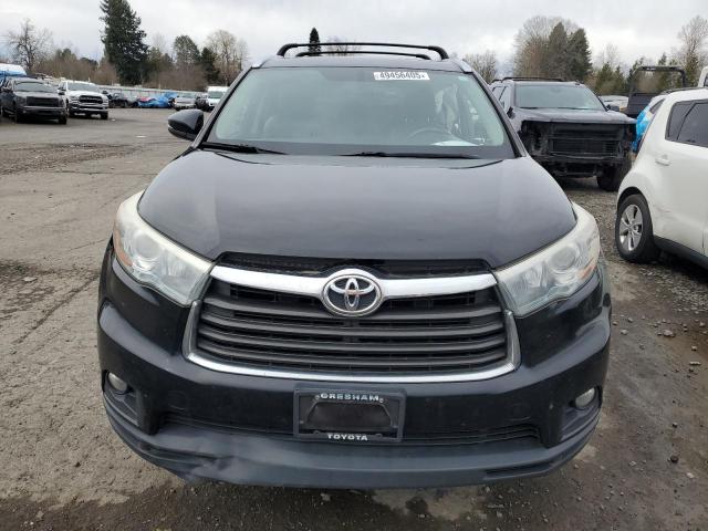 5TDJKRFH6GS260605 - 2016 TOYOTA HIGHLANDER XLE 黑色 照片 5