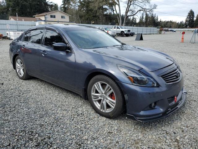 JN1CV6AP3DM720889 - 2013 INFINITI G37 BASE BLUE photo 4