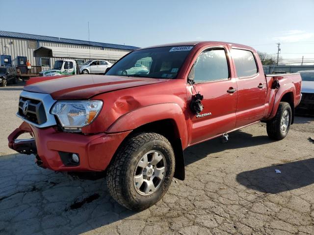 3TMMU4FN8CM044894 - 2012 TOYOTA TACOMA DOUBLE CAB LONG BED RED photo 1