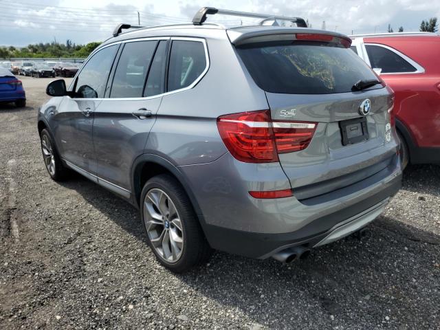 5UXWZ7C33H0V92101 - 2017 BMW X3 SDRIVE28I GRAY photo 2